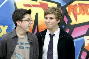 Christopher MintzPlasse and Michael Cera Teen Choice 2007 Gibson Amphitheatre Universal Studios Los Angeles CA Aug 26 2007 2007 photo