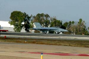 Jamie Foxx Jessica Biel Josh Lucas in Jets World Premiere of Stealth Coronado Naval Base San Diego CA July 17 2005 photo