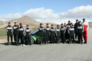 Pro celebridad corredores incluso dibujó lachey Daniel Goddard wilmer valderama Juan salley toyota procelebridad carrera lancaster formación el sauces lancaster California marzo 15 2008 foto