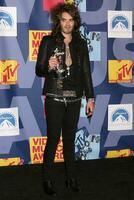 Russell Brand in the Press Room at  the Video Music Awards on MTV at Paramount Studios in Los Angeles CA onSeptember 7 2008 photo