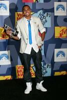 Chris Brown  in the Press Room at  the Video Music Awards on MTV at Paramount Studios in Los Angeles CA onSeptember 7 2008 photo