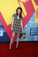 Kristen Stewart  arriving at  the Video Music Awards on MTV at Paramount Studios in Los Angeles CA onSeptember 7 2008 photo