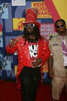 TPain arriving at  the Video Music Awards on MTV at Paramount Studios in Los Angeles CA onSeptember 7 2008 photo