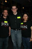 Antonio masi thommy hutson monica Daniel firma de el nuevo DVD lanzamiento su nombre estaba jason 30 años de viernes el 13 a oscuro manjares Tienda en Burbank California en febrero 3 2009 foto