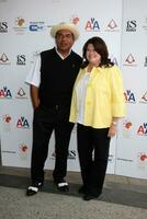 George  Ann Lopez arriving at the National Kidney Foundation Celebrity Golf Classic at the Lakeside Lakeside Golf Club in Burbank CA onMay 4 photo