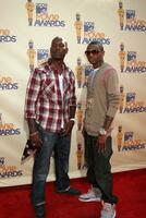 Tyrese Gibson  Solja Boy arriving at the 2009 MTV Movie Awards in Universal City CA on May 31 photo
