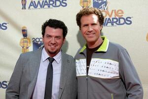 Danny McBride  Will Ferrell arriving at the 2009 MTV Movie Awards in Universal City CA on May 31 2009 photo