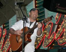 Matt Stillwell performing at the ACM Showcase on Fremont Street in Las Vegas NV on April 3 2009 photo