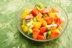 ensalada de frutas de verano foto