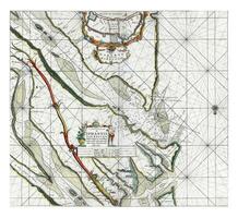 Map of the Garonne, Jan Luyken possibly, 1682 - 1734 photo