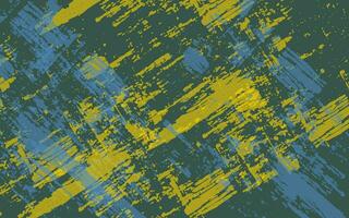 resumen grunge textura chapoteo pintar verde y amarillo antecedentes vector