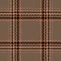 Plaid seamless pattern. Check fabric texture. Vector textile print.