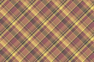 Seamless fabric texture of textile background tartan with a plaid pattern check vector. vector