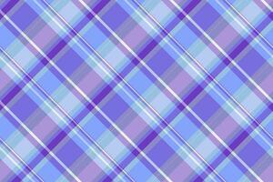 Seamless fabric tartan of check pattern texture with a textile plaid background vector. vector