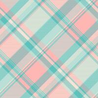 Background textile texture of seamless fabric plaid with a check tartan pattern vector. vector