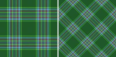 Fabric vector tartan of background textile pattern with a plaid check seamless texture.
