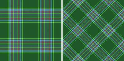 Fabric vector tartan of background textile pattern with a plaid check seamless texture.