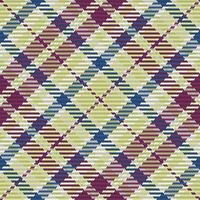 Seamless pattern of scottish tartan plaid. Repeatable background with check fabric texture. Vector backdrop striped textile print.