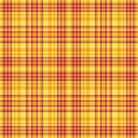 Check vector texture of plaid fabric seamless with a tartan pattern background textile.