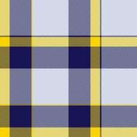 Plaid background fabric of check pattern textile with a vector seamless texture tartan.