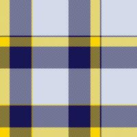 Plaid background fabric of check pattern textile with a vector seamless texture tartan.