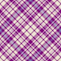 Plaid pattern vector. Check fabric texture. Seamless textile design for clothes, paper print. vector