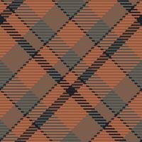 Seamless pattern of scottish tartan plaid. Repeatable background with check fabric texture. Vector backdrop striped textile print.