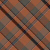 Seamless pattern of scottish tartan plaid. Repeatable background with check fabric texture. Vector backdrop striped textile print.