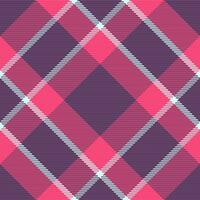 Check background tartan of pattern vector seamless with a fabric texture textile plaid.