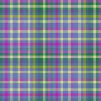 Tartan check fabric of vector seamless texture with a textile background plaid pattern.