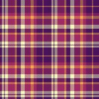 Check vector tartan of pattern plaid textile with a seamless fabric background texture.