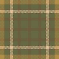 Plaid check pattern. Seamless fabric texture. Tartan textile print. vector