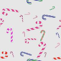 pattern new year, Christmas, Christmas tree toys, decorations for the Christmas tree, Christmas candies, canes. can be used for posters, postcards and posters vector