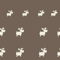 pattern new year, new year gifts, deer. can be used for postcards, posters, posters, for design vector