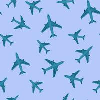 aircraft pattern. pattern, planes, lots of planes vector