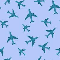 aircraft pattern. pattern, planes, lots of planes vector