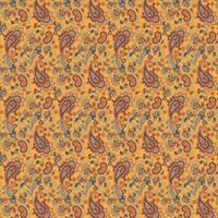 Seamless pattern with stylish detailed water color paisleys. pattern design vector