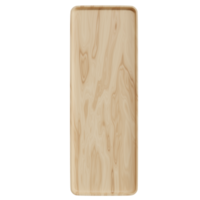 wood plate ,wooden stage podium 3d render png