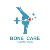 joint care, bone care logo vector icon illustration design. logo for hospital, finance, and brand company