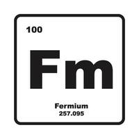 fermio química icono vector