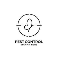 Butterfly pest control logo design vector illustration. Pest control logo