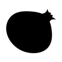 Happy Thanksgiving Fruit Fig Silhouette vector