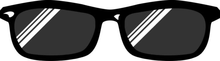 Rectangular Summer Sunglasses vector