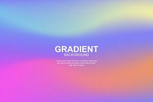 Bright color gradient background vector