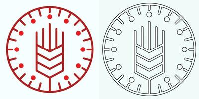 new style Analog clock flat vector icon. Symbol of time management, chronometer with hour, minute, and second arrow. Simple illustration isolated on a white background.