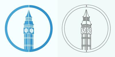 nuevo estilo término análogo reloj plano vector icono. símbolo de hora gestión, cronómetro con hora, minuto, y segundo flecha. sencillo ilustración aislado en un blanco antecedentes.