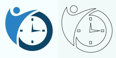 Clock Fill inside vector icon which can easily modify or edit