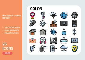 internet of things icons vector