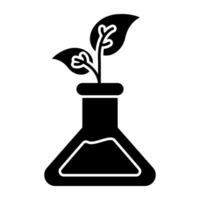 Perfect design icon of botanical flask vector