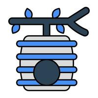 Perfect design icon of beehive vector